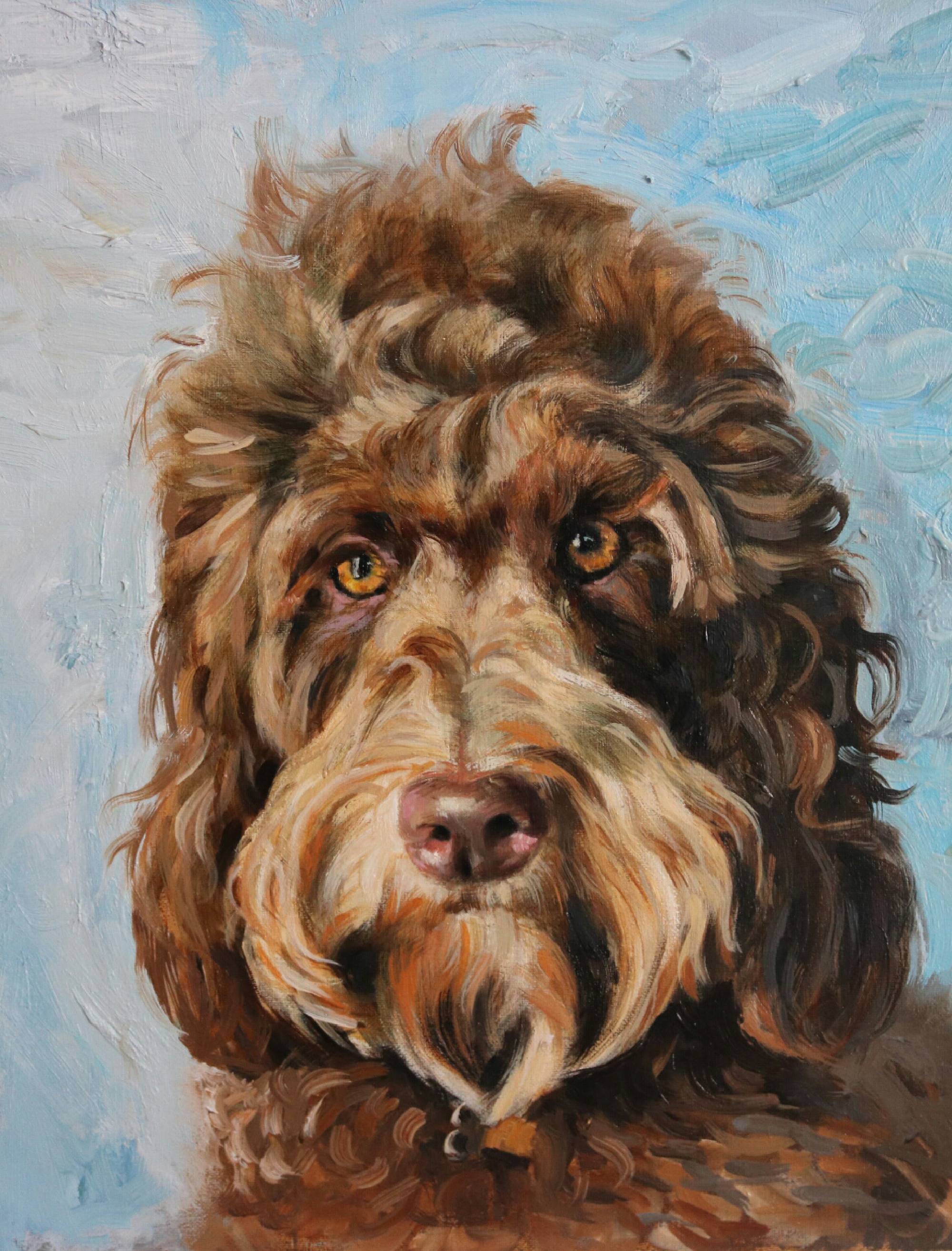 portrait of a very special dog by Stephen Edwards