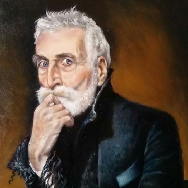 portrait painted by Stephen Edwards